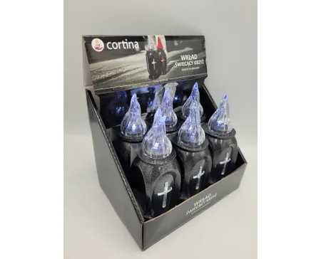 Wkład Led Cortina 5/24/WLC Świecący Krzyż Biały